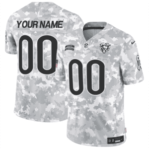 Chicago Bears Custom 2024 F.U.S.E Arctic Camo Salute To Service Limited Stitched Jersey