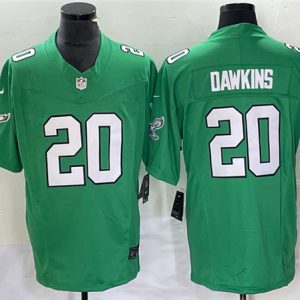 Philadelphia Eagles #20 Brian Dawkins Green 2023 F.U.S.E. Vapor Untouchable Stitched Jersey
