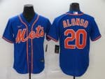 New York Mets #20 Pete Alonso Blue Cool Base Stitched Jersey