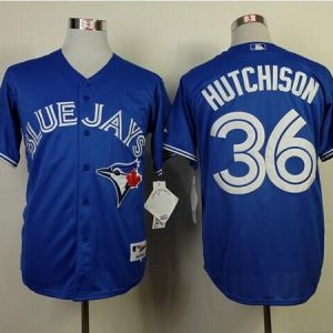 Blue Jays #36 Drew Hutchison Blue Cool Base Stitched Jersey