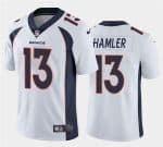 Denver Broncos #13 KJ Hamler White Vapor Untouchable Limited Stitched Jersey