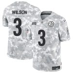 Pittsburgh Steelers #3 Russell Wilson Arctic Camo 2024 F.U.S.E. Salute To Service Limited Stitched Jersey