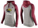 Nike Jacksonville Jaguars Performance Hoodie Grey Red