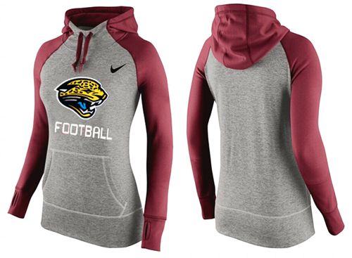 Nike Jacksonville Jaguars Performance Hoodie Grey Red
