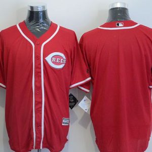 Reds Blank Red New Cool Base Stitched Jersey