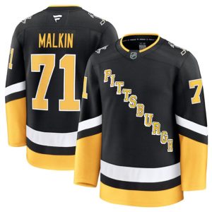 Pittsburgh Penguins #71 Evgeni Malkin Black 2024-25 Alternate Stitched Jersey