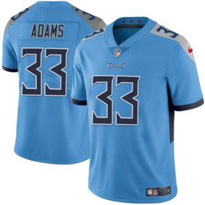 Tennessee Titans #33 Jamel Adams Blue Vapor Limited Stitched Jersey