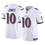 Baltimore Ravens #10 Emory Jones White 2023 F.U.S.E Vapor Limited Jersey