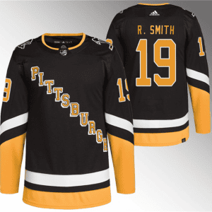 Pittsburgh Penguins #19 Reilly Smith Black Stitched Jersey