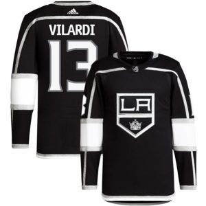 Los Angeles Kings #13 Gabriel Vilardi Black Stitched Jersey