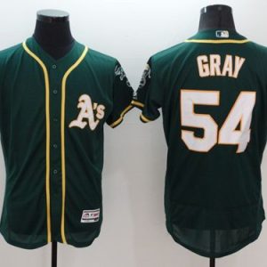 Athletics #54 Sonny Gray Green Flexbase Authentic Collection Stitched Jersey