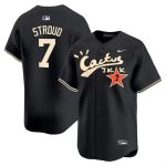 Houston Astros Custom Black Cactus Jack Vapor Premier Limited Stitched Jersey