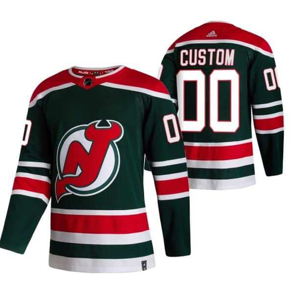 New Jersey Devils Custom Name Number Size NHL Stitched Jersey