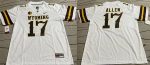 Buffalo Bills #17 Josh Allen White Wyoming Stitched Jersey