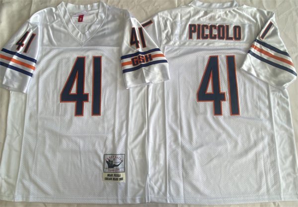 Chicago Bears #41 Brian Piccolo White Limited Stitched Jersey