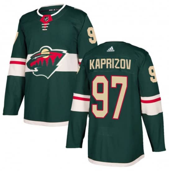 Minnesota Wild #97 Kirill Kaprizov Green Stitched Jersey