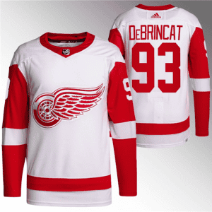 Detroit Red Wings #93 Alex DeBrincat White Stitched Jersey