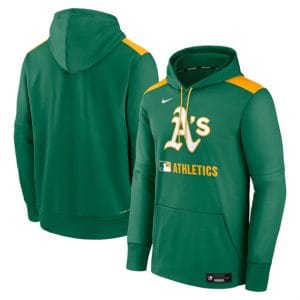 Oakland Athletics Kelly Green Collection Performance Pullover Hoodie