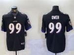 Baltimore Ravens #99 Jayson Oweh Black Vapor Limited Limited Jersey