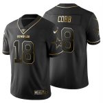 Dallas Cowboys #18 Randall Cobb Black Golden Stitched Jersey