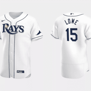 Tampa Bay Rays #15 Josh Lowe White Flex Base Stitched Jersey