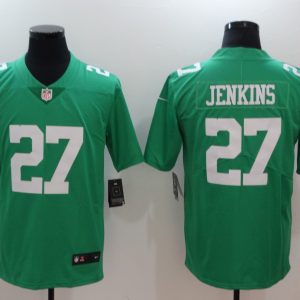 Philadelphia Eagles #27 Malcolm Jenkins Green Throwback Vapor Untouchable Limited Stitched Jersey
