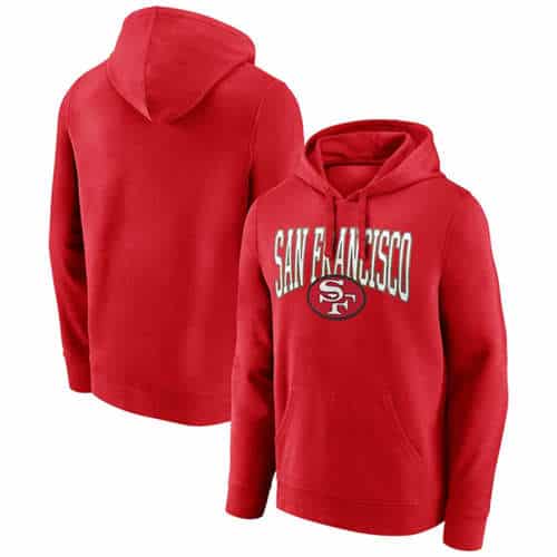 San Francisco 49ers Scarlet Gridiron Classics Campus Standard Pullover Hoodie