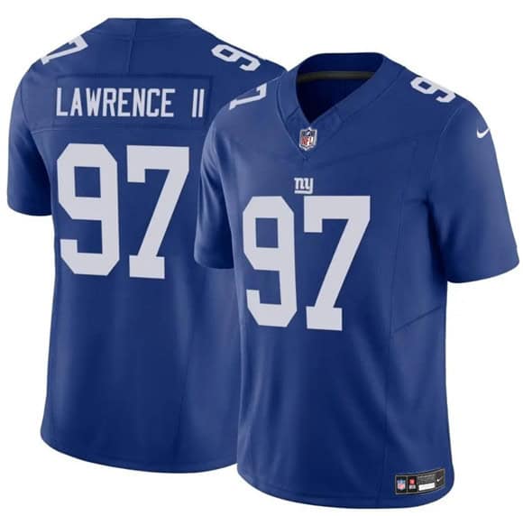 New York Giants #97 Dexter Lawrence II Blue 2025 F.U.S.E. Vapor Untouchable Limited Stitched Jersey