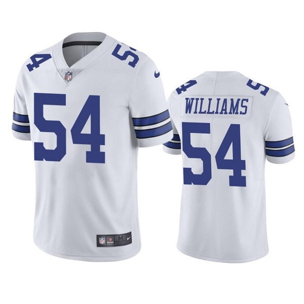 Dallas Cowboys #54 Sam Williams White Vapor Limited Stitched Jersey