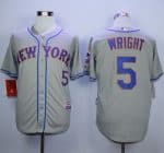 Mets #5 David Wright Stitched Grey Jersey