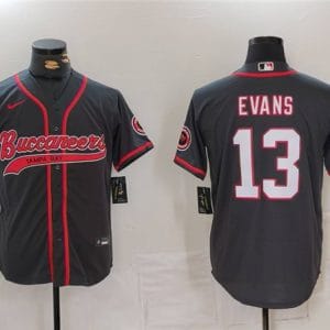 Tampa Bay Buccaneers #13 Mike Evans Gray Cool Base Stitched Jersey
