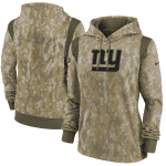 New York Giants 2021 Camo Salute To Service Therma Performance Pullover Hoodie(Run Small)