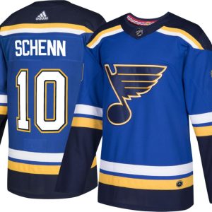 Adidas St. Louis Blues #10 Brayden Schenn Blue Stitched Jersey