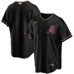 Arizona Diamondbacks Blank Black Cool Base Stitched Jersey
