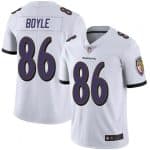Baltimore Ravens #86 Nick Boyle White Vapor Untouchable Limited Jersey
