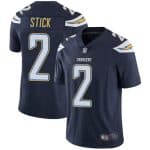 Los Angeles Chargers #2 Easton Stick Navy Vapor Untouchable Limited Stitched Jersey