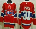 Montreal Canadiens #31 Carey Price Red Authentic Jersey