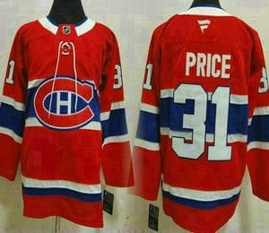 Montreal Canadiens #31 Carey Price Red Authentic Jersey