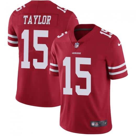 San Francisco 49ers #15 Trent Taylor Red Vapor Untouchable Limited Stitched Jersey