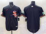 Chicago White Sox Blank Black Mexico Limited Stitched Jersey