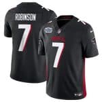 Atlanta Falcons #7 Bijan Robinson Black 2023 F.U.S.E. Prem1ere Patch Vapor Untouchable Limited Stitched Jersey