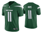 New York Jets #11 Denzel Mims Green Vapor Untouchable Limited Stitched Jersey