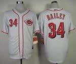 Reds #34 Homer Bailey White Cool Base Stitched Jersey