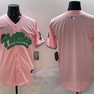 Philadelphia Phillies Blank Pink Phanatic Limited Stitched Jersey