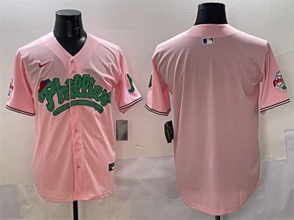 Philadelphia Phillies Blank Pink Phanatic Limited Stitched Jersey