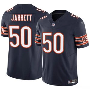 Chicago Bears #50 Grady Jarrett Navy 2025 F.U.S.E. Vapor Stitched Jersey