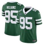 New York Jets #95 Quinnen Williams Green 2024 F.U.S.E. With 2-Star C Patch Vapor Limited Stitched Jersey