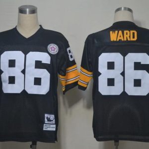 Mitchell And Ness Steelers #86 Hines Ward Black Stitched Jersey