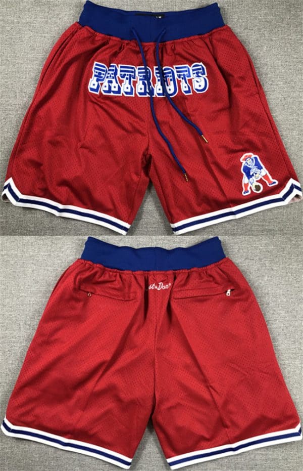 New England Patriots Red Shorts