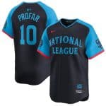 National League #10 Jurickson Profar Navy 2024 All-Star Limited Stitched Jersey